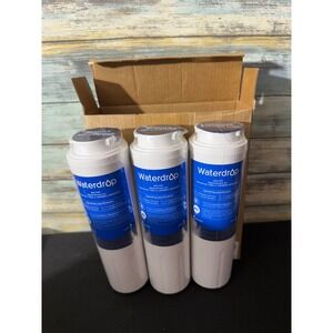 Waterdrop Refrigerator Water Filter 3 Pack White New WD-F07 UKF8001 EveryDrop 4